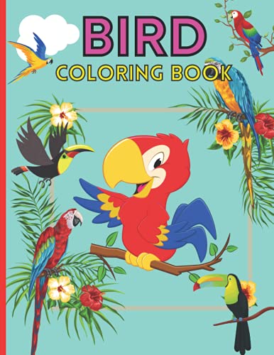 Bird Coloring Book: A Bird Activity Book For Kids | Funny Birds ...