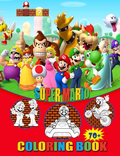 Super Mario Coloring Book: Great Coloring Book For Kids of All Ages ...