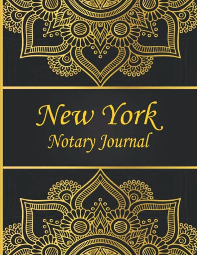 New York Notary Journal: Notary Records Journal New York Notary