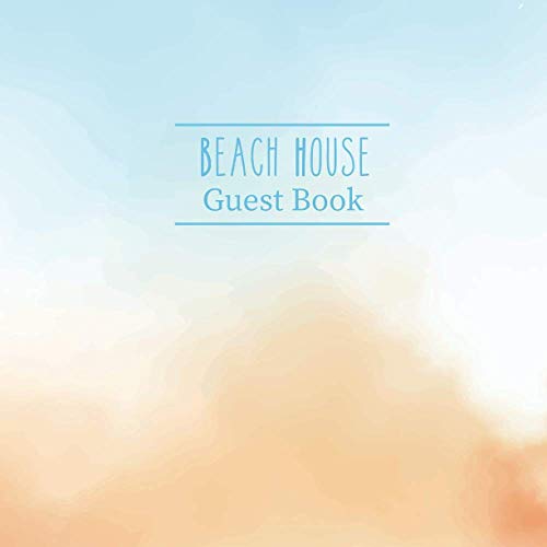 Beach House Guest Book Guest Book Sign In, Comments, Moment, Message