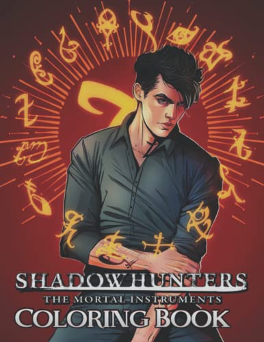 Shadowhunters Coloring Book: Relax Exclusive Puzzle &amp; Color To Books ...