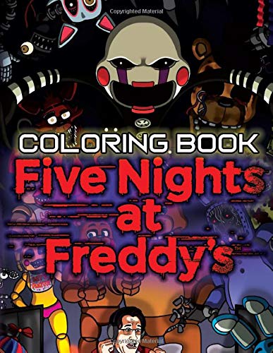 Five Nights At Freddy's Coloring Book: Adult Kids Books with Fun, Easy ...