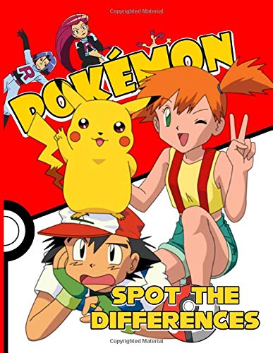 Pokemon Spot The Difference: Spot-the-Differences Activity Books For ...