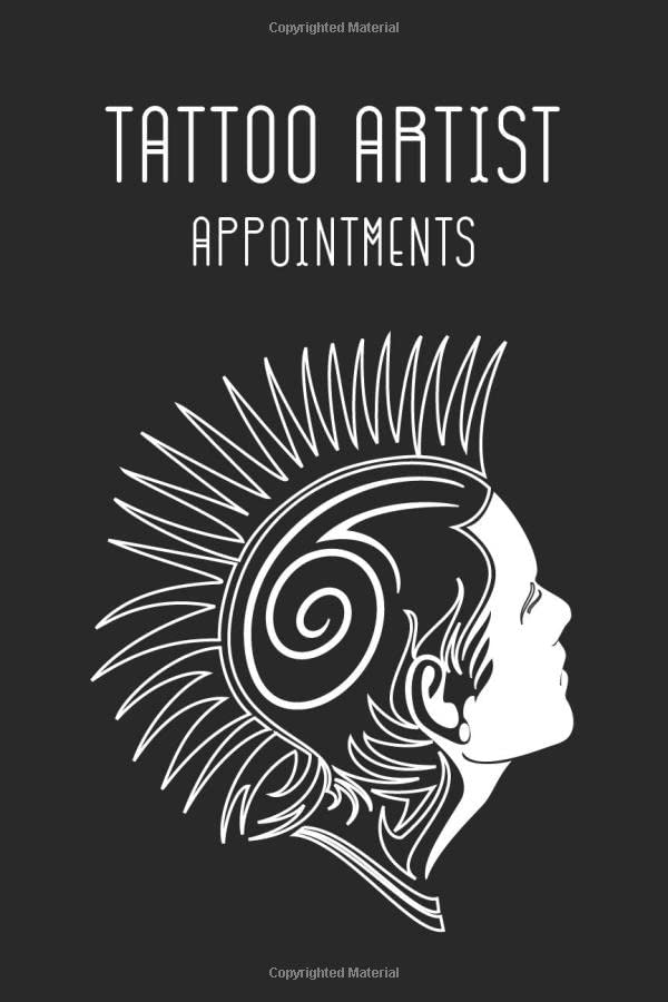 Tattoo Artist Appointments Body Art Undated Daily Hourly Planner
