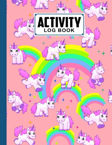 Activity Log Book: Premium Unicorn Cover Activity Log Book For All ...