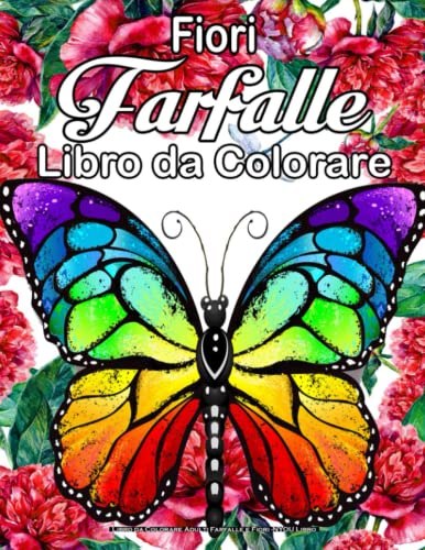 SOUTHERN LOTUS - Libro Da Colorare Per Adulti Con Farfalle E Fiori, Copertina Rigida E Rilegatura A Spirale, Pagine Staccabili, Antistress - 6