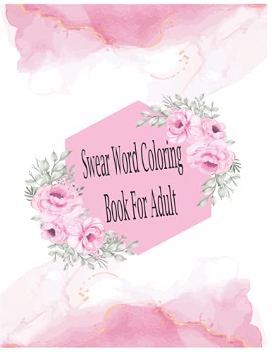 HUECLOR Swear Word Coloring Book For Adults – Includes Markers, Stress-Relief & Humor-Filled Designs