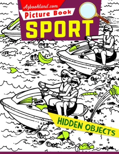 Sport Hidden Objects Picture Book: Athletic Fun Activity Hiddens Color ...