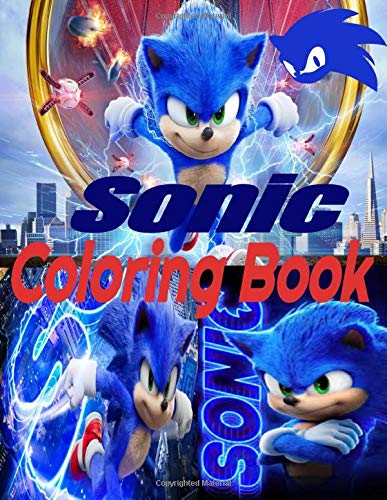 Sonic Coloring Book: Sonic The Hedgehog Movie With Newest Unofficial ...