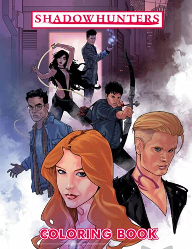 Shadowhunters Coloring Book: An Amazing Coloring Book With Lots Of ...