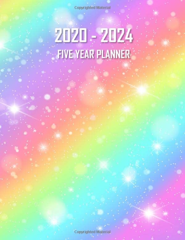 2020-2024 Five Year Planner: 60 Months, 5 Years Calendar, Appointment ...