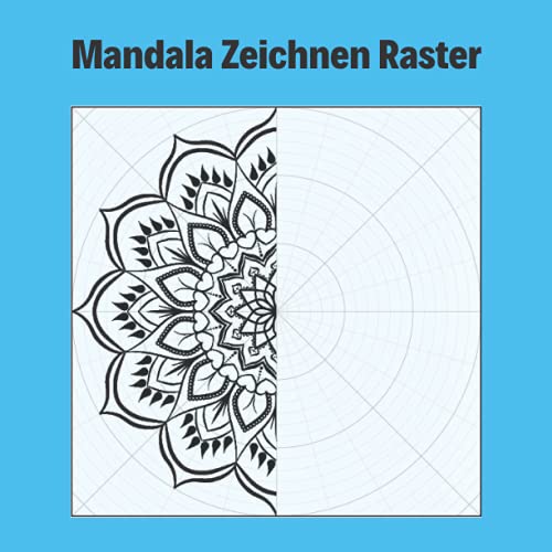 Mandala Zeichnen Raster: Konzentrische Kreise zum einfachen Zeichnen
