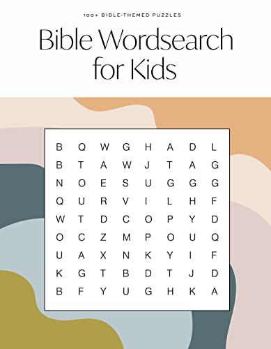 Bible Word Search for Kids: A Modern Bible-Themed Word Search Activity ...