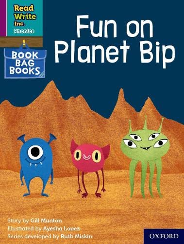 Read Write Inc. Phonics: Purple Set 2 Book Bag Book 5 Fun on Planet Bip ...