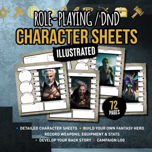 RolePlaying / DnD Character Sheets Illustrated Create your game