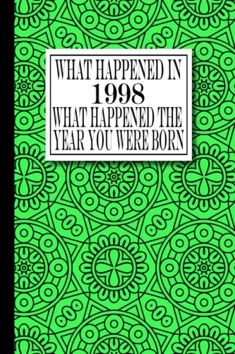 What happened in 1998, What happened the year you were born: 25th