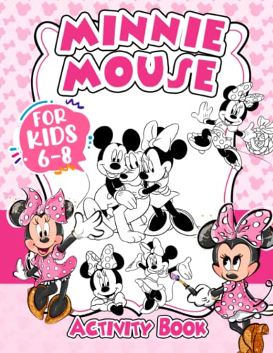 Mini Mouse Activity Minie Mouse Large Activity Book For Kids: A Collection Of Fun ...