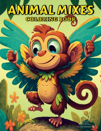 Animal Mixes Coloring Book: Fun, unique & cute illustrations of animal ...