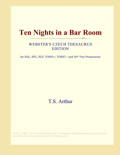 Ten Nights in a Bar Room by Icon Group Goodreads