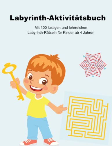 Labyrinth-Aktivitätsbuch: Labyrinth-Aktivitätsbuch mit 100 lustigen und