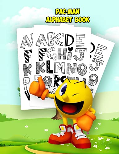 Pac-Man Alphabet Book: Pac-Man Toddlers Letters Line Trace Alphabet ...