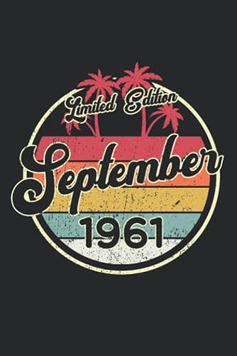 Limited Edition September 1961 A5 Liniertes • Notebook • Notizbuch