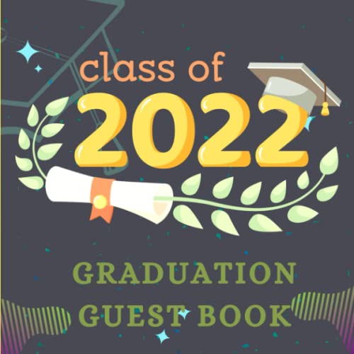 Graduation guest book class of 2022 Sign In Book Keepsake For High