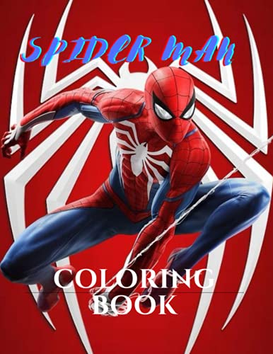 The Amazing Spiderman Coloring Book: 40 Artistic Ilustrations for Kids ...