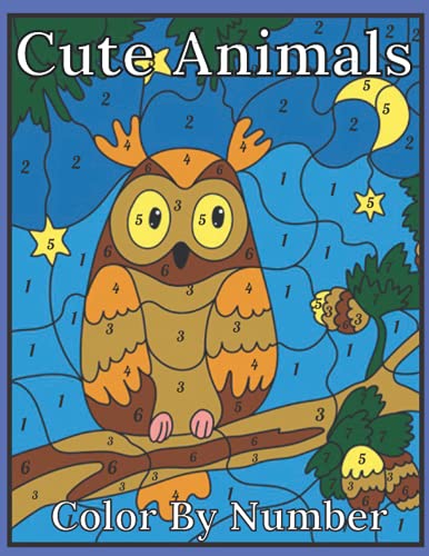 Baby Animals Color By Number: Baby Animals Color By Number Activity