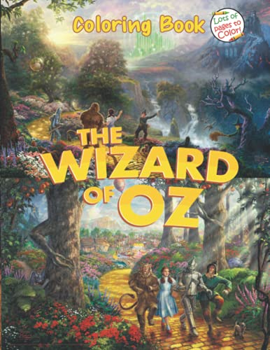 The Wizard of Oz Coloring Book: 50 Exclusive Artistic Coloring Pages ...