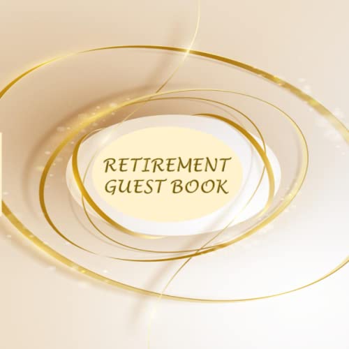 Retirement Guest Book Guestbook For Retirement, Keepsake Memory Book