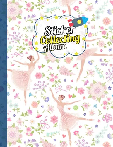 Sticker Album: Ballet Theme Softcover, Blank Sticker Album, Sticker ...