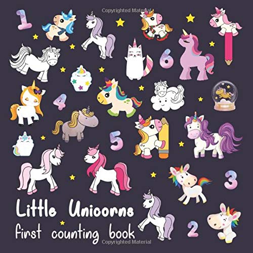 Little Unicorns First Counting Book Guessing numbers game book for