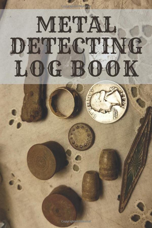 Metal Detecting Log Book Metal detector journal for detectorists