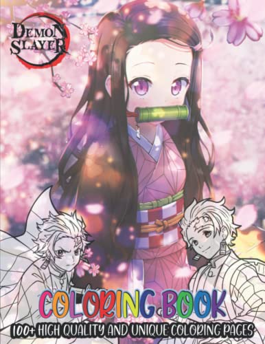 Dẹmọn Slayer Coloring Book: The Official Colouring Book for all Fans ...