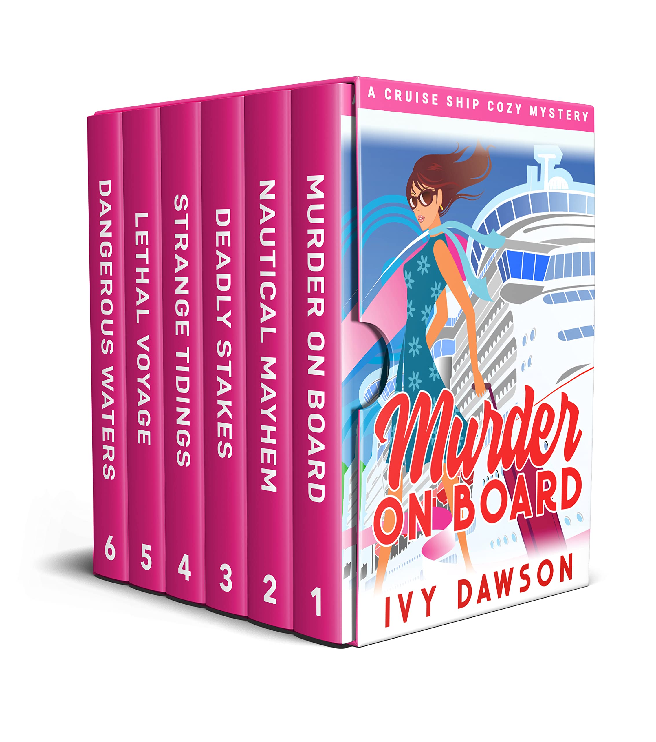 Murder On Board A Cruise Ship Cozy Mystery Box Set by Ivy Dawson