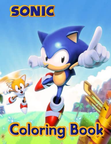 Sóníc Coloring Book: JUMBO Coloring Book For Kids boys & girls | Sóníc Colouring Book Gift by ...