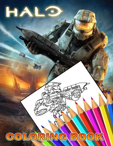 Halo Coloring Book: An Amazing Coloring Book With Lots Of Illustrations