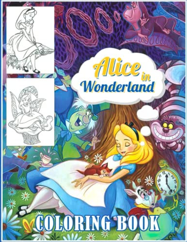 Alice Coloring Book: Favorite Premium In Mindfulness Wonderland ...