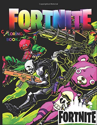 fortnite coloring book: +50 coloring pages for kids and Adults ,+50 ...