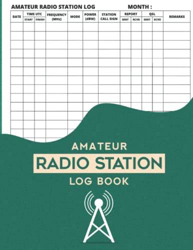 Amateur Radio Station Log Book: Logbook For Amateur Radio Operator, Ham ...