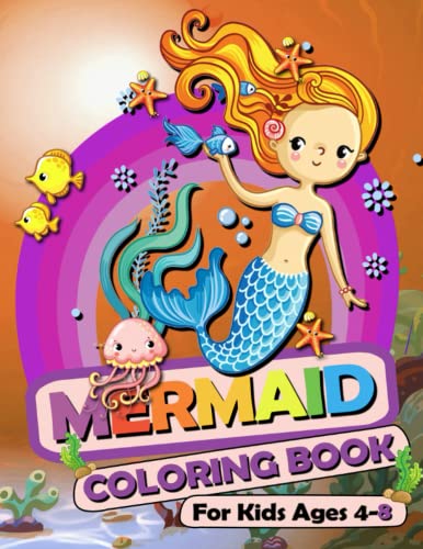 Mermaid Coloring Book: For Kids ages 4-8 , boys and girls by SAADA KH ...