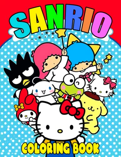 Sanrío Coloring Book: 120+ Sanrío Characters Coloring Pages for Boys