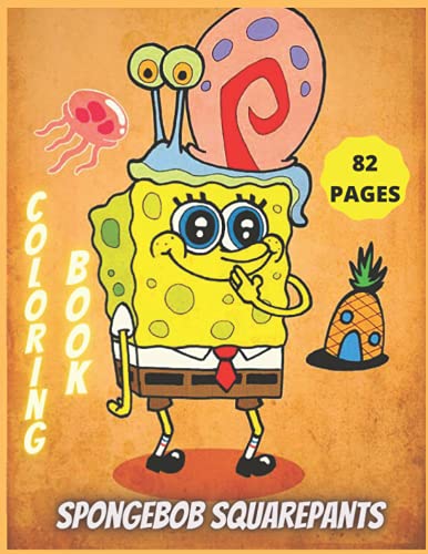 Spongebob Squarepants Coloring book: Coloring Children's Activity Book ...