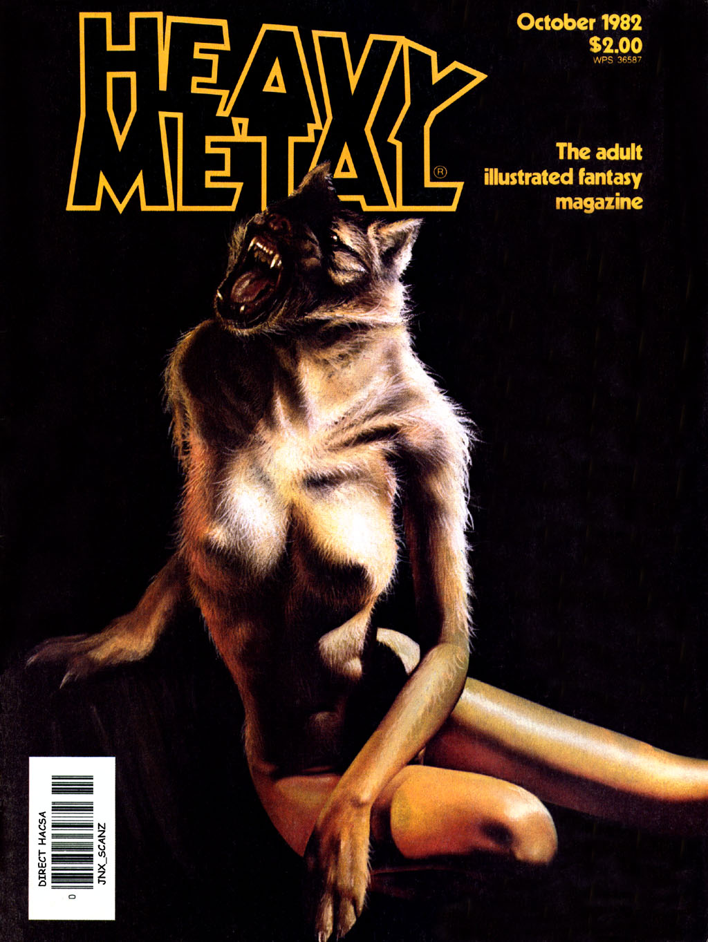 Heavy Metal, Oktober 1982 book cover
