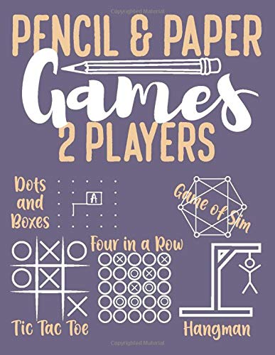 pencil &amp; paper games 2 players: Fun Activities for Family Time | 2 Player Activity Book ...