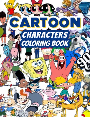 250 Cartoon Characters Coloring - 118487570 