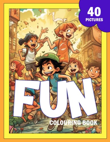 Fun Colouring Book Awesome Colouring - 130618972 