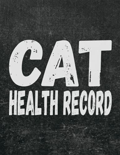 cat health record: Vaccination Booklet, Cat Vaccination Record Book ...