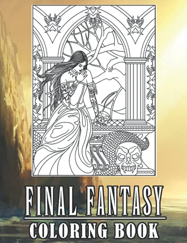Final Fantasy Coloring Book: 30+ Final Fantasy Designs for Coloring ...